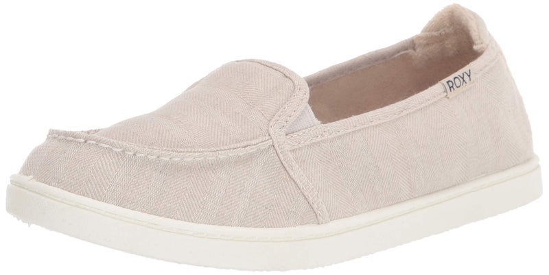 Roxy womens Minnow Slip on Shoe Sneaker, Oatmeal, 6.5 US - Image 1